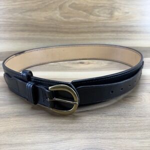 Gould Goodrich Duty Belt 34 Black Leather USA Made